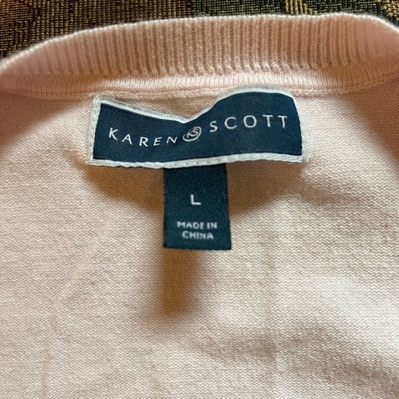 Karen Scott Crew-Neck Cardigan, Created for Macy's - Picture 5 of 5